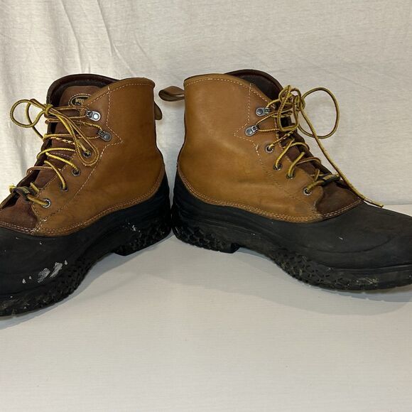 Wolverine W05698 Swampmonster Mens 13EW Boots Steel Toe Lace Up Leather Brown main image 5